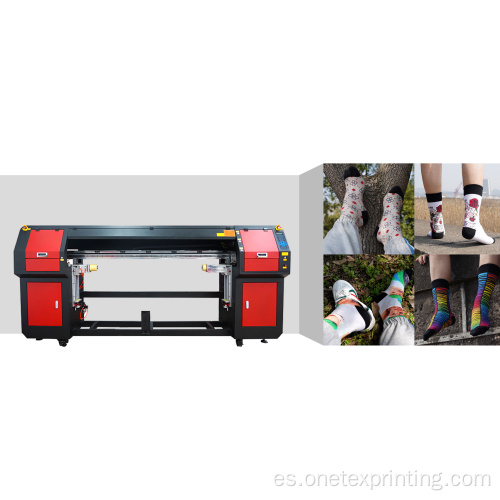 Máquina de impresión de calcetines de impresoras de inyección de tinta giratoria digital 3D